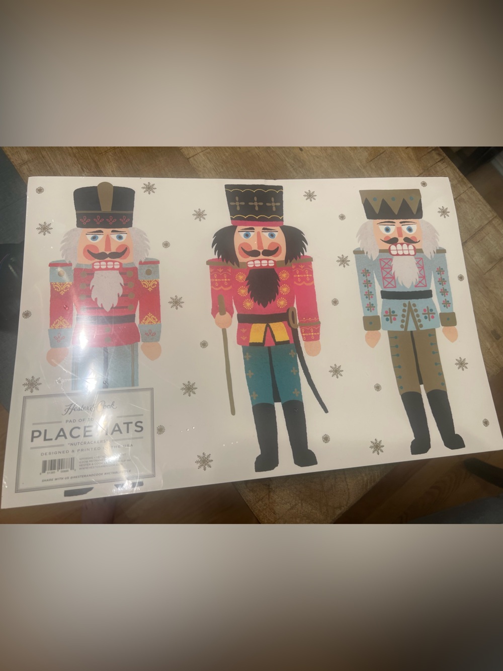 Hester & Cook Nutcrackers Placemats pad